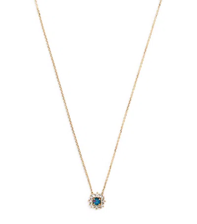 Suzanne Kalan Yellow Gold, Diamond And Opal One Of A Kind Necklace