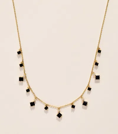 Suzanne Kalan Yellow Gold, Diamond And Sapphire Bold Cascade Necklace
