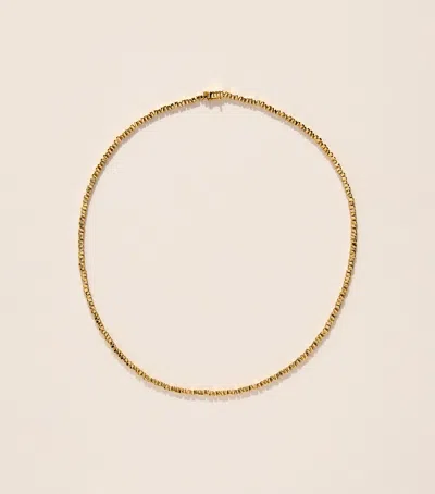Suzanne Kalan Yellow Gold Golden Age Mini Tennis Necklace