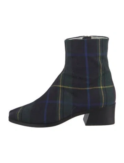 Pre-owned Suzanne Rae Chelsea Boots In Blue