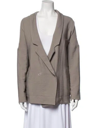 Pre-owned Suzanne Rae Coat In Neutral