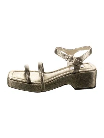 Pre-owned Suzanne Rae Leather Sandals