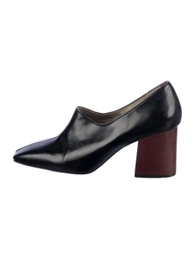 Pre-owned Suzanne Rae Patent Leather Pumps In Black