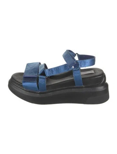 Pre-owned Suzanne Rae Sandals In Blue