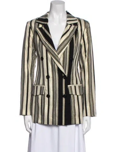Pre-owned Suzanne Rae Striped Blazer
