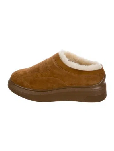 Pre-owned Suzanne Rae Suede Sneakers W/ Tags In Brown