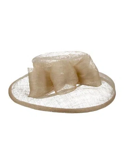 Pre-owned Suzanne Wide Brim Sun Hat In Neutral