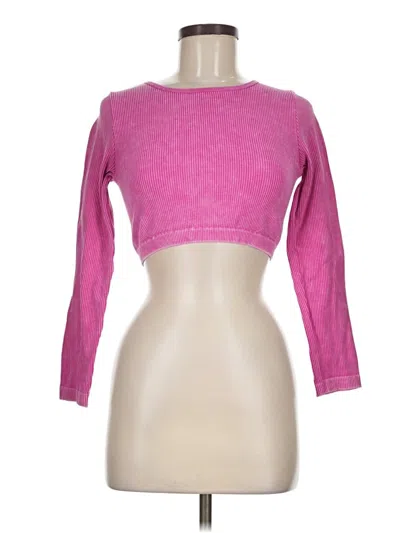 Pre-owned Suzette 3/4 Sleeve T-shirt In Pink