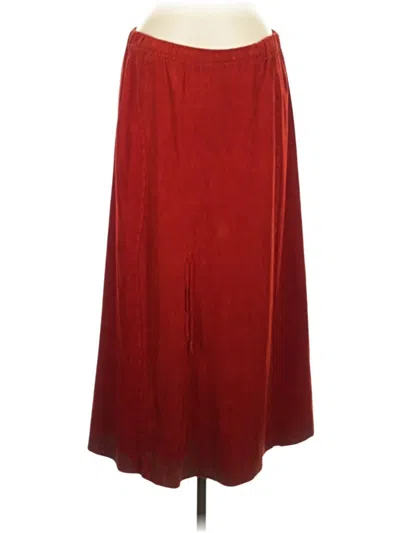 Pre-owned Suzette Formal Skirt In Red