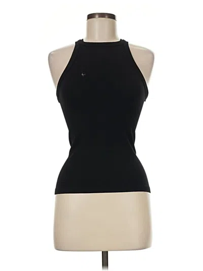 Pre-owned Suzette Sleeveless Top Black Halter Neckline Tops