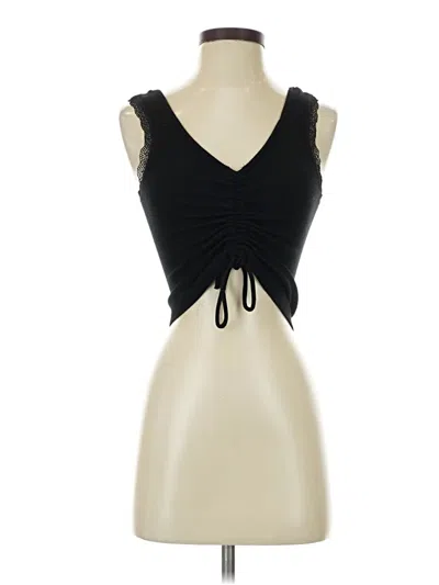 Pre-owned Suzette Sleeveless Top Black Sweetheart Neckline Tops