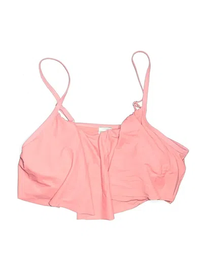 Pre-owned Suzette Swimsuit Top Pink Swimwear