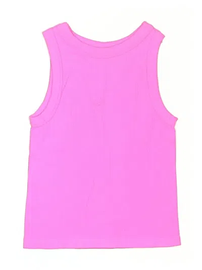 Pre-owned Suzette Kids' Tank Top Pink Halter Neckline Tops