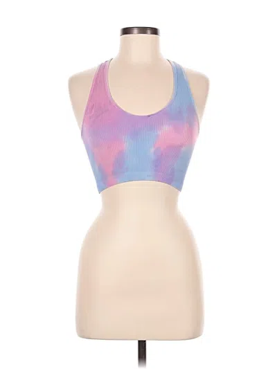 Pre-owned Suzette Tank Top Purple Halter Neckline Tops