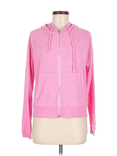 Pre-owned Suzette Zip Up Hoodie In Pink