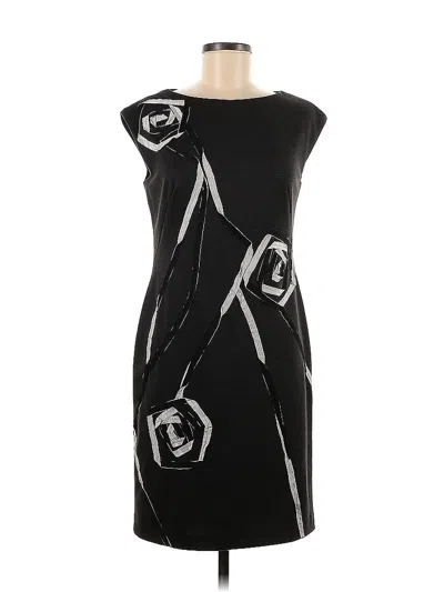 Pre-owned Suzi Chin For Maggy Boutique Cocktail Dress In Gray