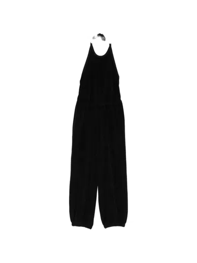 Suzie Kondi Anna Halterneck Jumpsuit In Black