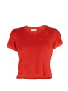 Suzie Kondi Carpi T-shirt In Red