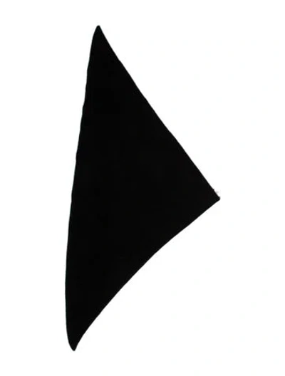 Pre-owned Suzie Kondi Cashmere Scarf In Black