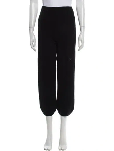 Pre-owned Suzie Kondi Cashmere Straight Leg Pants W/ Tags In Black