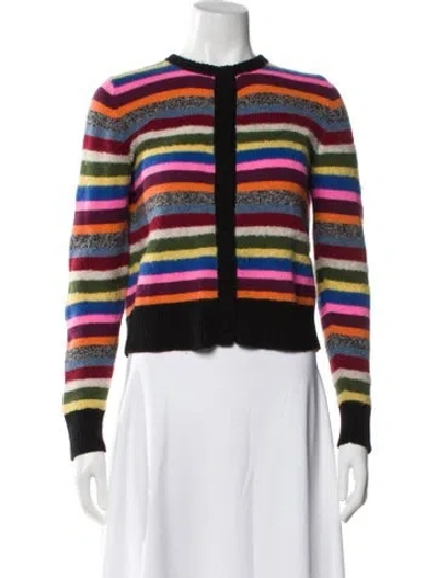 Pre-owned Suzie Kondi Cashmere Striped Sweater In Multi