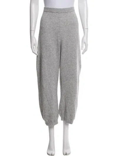 Pre-owned Suzie Kondi Cashmere Sweatpants In Gray