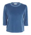 Suzie Kondi Cotton-blend Corfu T-shirt In Blue
