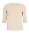Suzie Kondi Cotton-blend Corfu T-shirt In Neutral