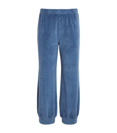 Suzie Kondi Cotton-blend Harem Sweatpants In Blue