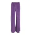 Suzie Kondi Cotton-blend Zephyra Sweatpants In Purple