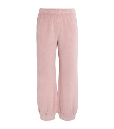 Suzie Kondi Cotton-blend Harem Sweatpants In Pink