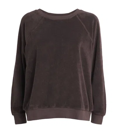 Suzie Kondi Cotton-blend Samos Sweatshirt In Blue