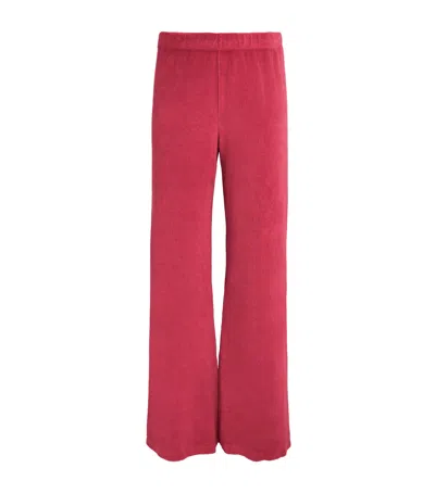 Suzie Kondi Cotton-blend Zephyra Sweatpants In Pink