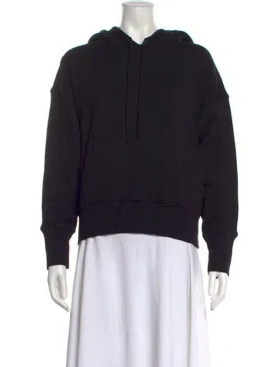 Pre-owned Suzie Kondi Crew Neck Long Sleeve Hoodie In Black