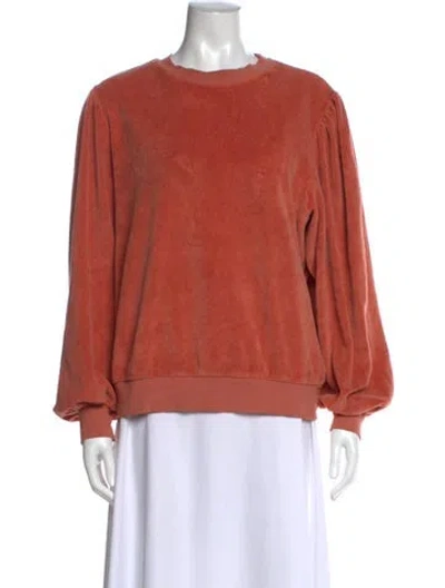 Pre-owned Suzie Kondi Crew Neck Long Sleeve Sweatshirt In Neutral