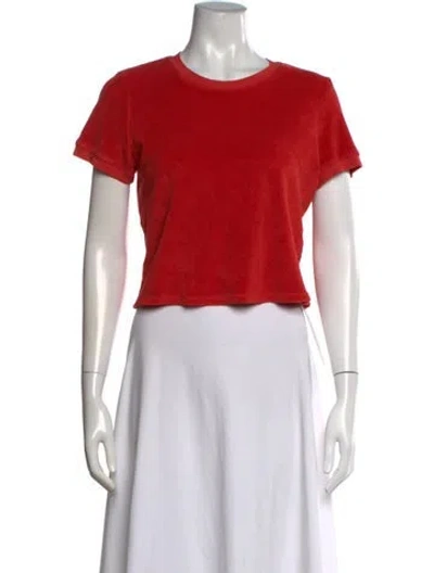 Pre-owned Suzie Kondi Crew Neck Short Sleeve T-shirt In Red