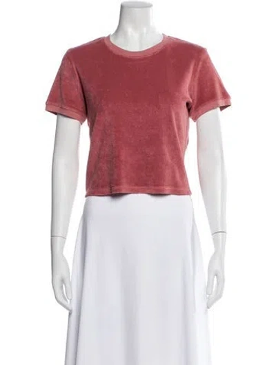 Pre-owned Suzie Kondi Crew Neck Short Sleeve T-shirt W/ Tags In Pink