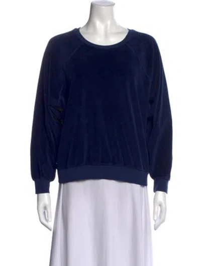 Pre-owned Suzie Kondi Crew Neck Sweater In Blue