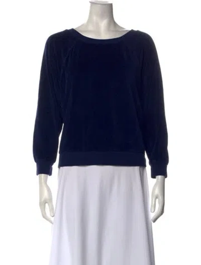 Pre-owned Suzie Kondi Crew Neck Sweater In Blue