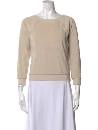 Pre-owned Suzie Kondi Crew Neck Sweater In Neutral