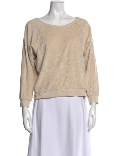 Pre-owned Suzie Kondi Crew Neck Sweater In Neutral