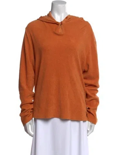 Pre-owned Suzie Kondi Crew Neck Sweater In Orange