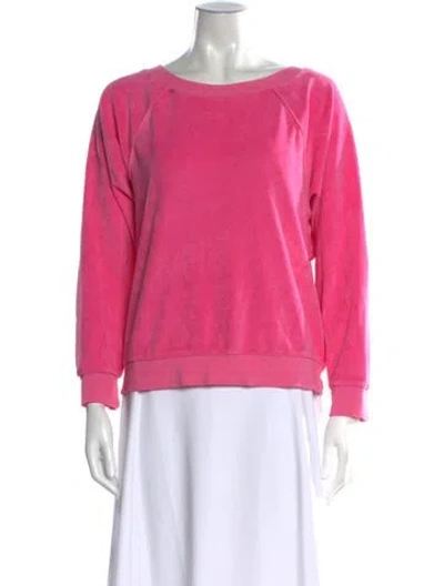 Pre-owned Suzie Kondi Crew Neck Sweater In Pink