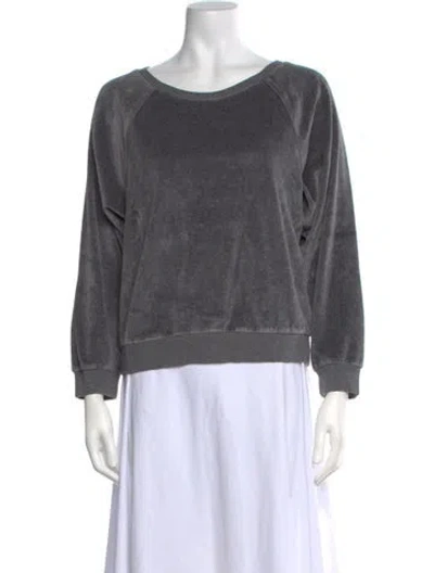 Pre-owned Suzie Kondi Crew Neck Sweater W/ Tags In Gray