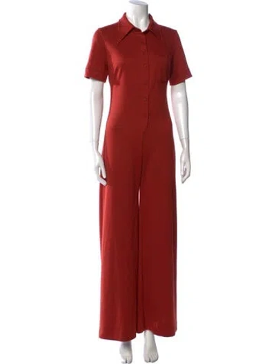 Pre-owned Suzie Kondi Jumpsuit In Red
