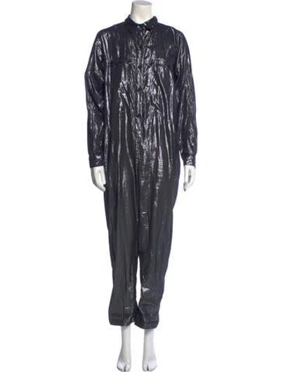 Pre-owned Suzie Kondi Jumpsuit In Silver