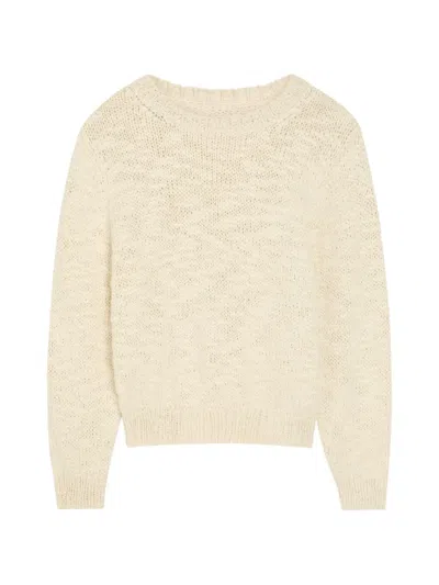 Suzie Kondi Kismet Chunky-knit Crew-neck Sweater In Neutrals