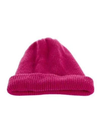 Pre-owned Suzie Kondi Knit Beanie In Pink