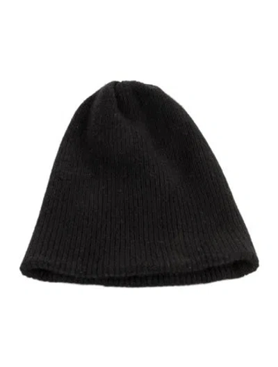 Pre-owned Suzie Kondi Knitted Beanie In Black