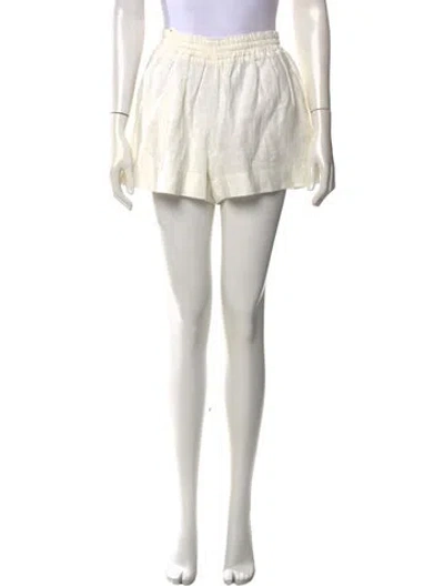 Pre-owned Suzie Kondi Linen Mini Shorts W/ Tags In Pink
